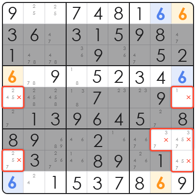 sudoku swordfish explanation